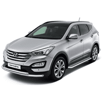 Багажники для Hyundai Santa Fe 2012-2018 III (интегрир. рейлинги)