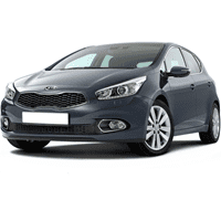 Багажники для Kia Ceed 2012-2021 Хетчбек 3/5дв. (штатные места)