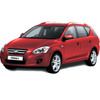 Багажники для Kia Ceed 2007-2012 Универсал (рейлинги)