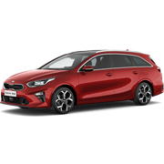 Багажники для Kia Ceed 2019-нв Универсал (интегрированные рейлинги)