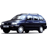 Багажники для Kia Pride 3/5дв. Хэтчбек 1997-2001 (рейлинги)