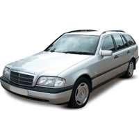 Багажники для Mercedes-Benz C-Класс (W202) 5дв. Универсал 1993-2000 (рейлинги)