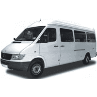 Багажники для Mercedes-Benz Sprinter 3/4дв. Bus 1995-нв (водостоки)