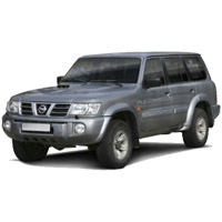 Багажники для Nissan Patrol 5дв. GR SUV 1998-2010 (водостоки)