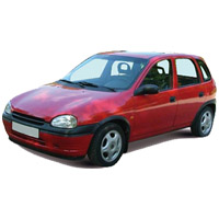 Багажники для Opel Corsa Combo Van 4дв. 1994-2001 (водостоки)