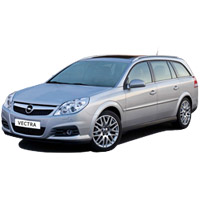 Багажники для Opel Vectra C 5дв. Универсал 2003-2009 (интегрир. рейлинги)