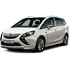Багажники для Opel Zafira C 2012-2019 (интегрир. рейлинги)