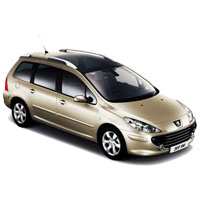 Багажники для Peugeot 307 5дв. Универсал 2002-2008 (рейлинги)