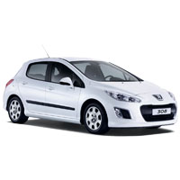Багажники для Peugeot 308 2007-2014 3/5d Хэтчбек  (штатные места)
