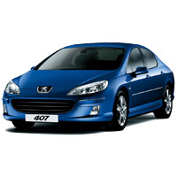 Багажники для Peugeot 407 4дв. Седан 2004-2010 (штатные места)
