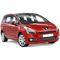 Багажники для Peugeot 5008 5дв. Минивэн 2009-2016 (интегр. рейлинги)