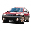Багажники для Subaru Outback Универсал 1997-2002 (рейлинги)