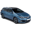 Багажники для Toyota Auris 2013-2019 E180 5дв. Универсал (интегр. рейлинги)